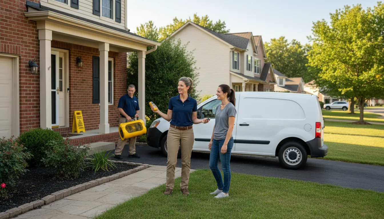Water restoration image for Home Water Damage Repair in Como, TX